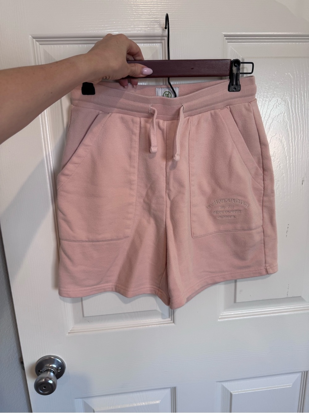 DC Pink Drawstring Shorts - Picture 7 of 8